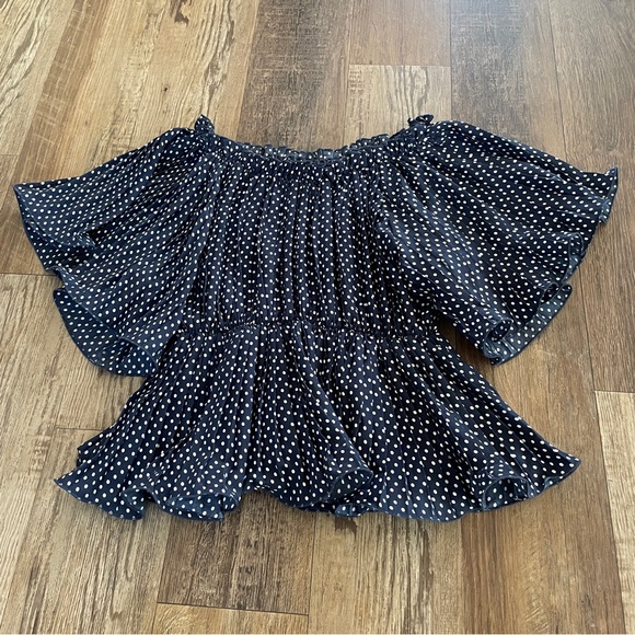 Anthropologie Flawless polka dot top M - Picture 1 of 6